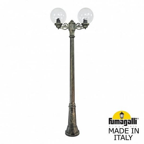 Наземный светильник Gigi BISSO/G250 2L. G25.156.S20.BXE27 Fumagalli, Бронза, Globe 250 G25.156.S20.BXE27
Наземный светильник Gigi BISSO/G250 2L. G25.156.S20.BXE27 Fumagalli, Бронза, Globe 250 G25.156.S20.BXE27