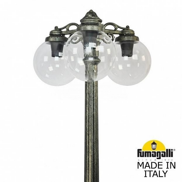 Наземный светильник Gigi BISSO/G250 3L DN. G25.156.S30.BXE27DN Fumagalli, Бронза, Globe 250 G25.156.S30.BXE27DN
Наземный светильник Gigi BISSO/G250 3L DN. G25.156.S30.BXE27DN Fumagalli, Бронза, Globe 250 G25.156.S30.BXE27DN