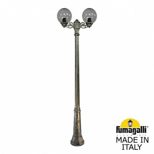 Наземный светильник Ricu BISSO/G250 2L. G25.157.S20.BZE27 Fumagalli, Бронза, Globe 250 G25.157.S20.BZE27
Наземный светильник Ricu BISSO/G250 2L. G25.157.S20.BZE27 Fumagalli, Бронза, Globe 250 G25.157.S20.BZE27