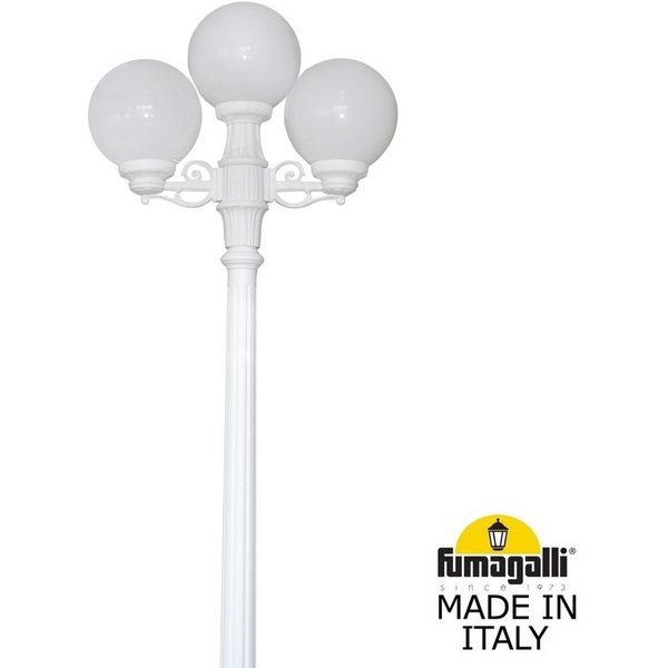 Наземный светильник Ricu BISSO/G250 2L+1. G25.157.S21.WYE27 Fumagalli, Белый, Globe 250 G25.157.S21.WYE27
Наземный светильник Ricu BISSO/G250 2L+1. G25.157.S21.WYE27 Fumagalli, Белый, Globe 250 G25.157.S21.WYE27