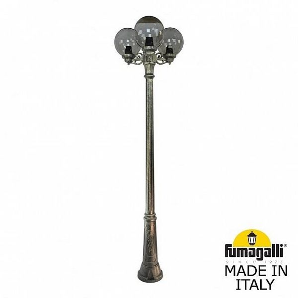 Наземный светильник Ricu BISSO/G250 3L. G25.157.S30.BZE27 Fumagalli, Бронза, Globe 250 G25.157.S30.BZE27
Наземный светильник Ricu BISSO/G250 3L. G25.157.S30.BZE27 Fumagalli, Бронза, Globe 250 G25.157.S30.BZE27