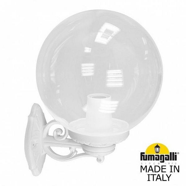 Настенный светильник уличный Bisso/G300. G30.131.000.WXE27 (Fumagalli), Белый, Globe 300 G30.131.000.WXE27
Настенный светильник уличный Bisso/G300. G30.131.000.WXE27 (Fumagalli), Белый, Globe 300 G30.131.000.WXE27
