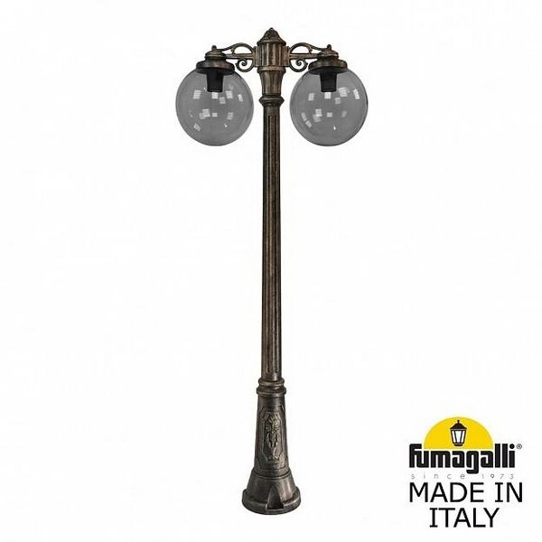 Наземный светильник Gig BISSO/G300 2L DNG30.156.S20.BZE27DN (Fumagalli), Бронза, Globe 300 G30.156.S20.BZE27DN
Наземный светильник Gig BISSO/G300 2L DNG30.156.S20.BZE27DN (Fumagalli), Бронза, Globe 300 G30.156.S20.BZE27DN
