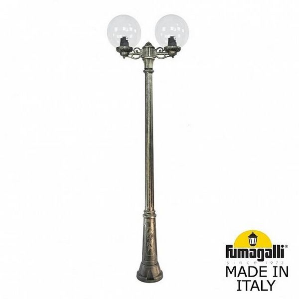 Наземный светильник Ricu BISSO/G300 2L G30.157.S20.BXE27 (Fumagalli), Бронза, Globe 300 G30.157.S20.BXE27
Наземный светильник Ricu BISSO/G300 2L G30.157.S20.BXE27 (Fumagalli), Бронза, Globe 300 G30.157.S20.BXE27
