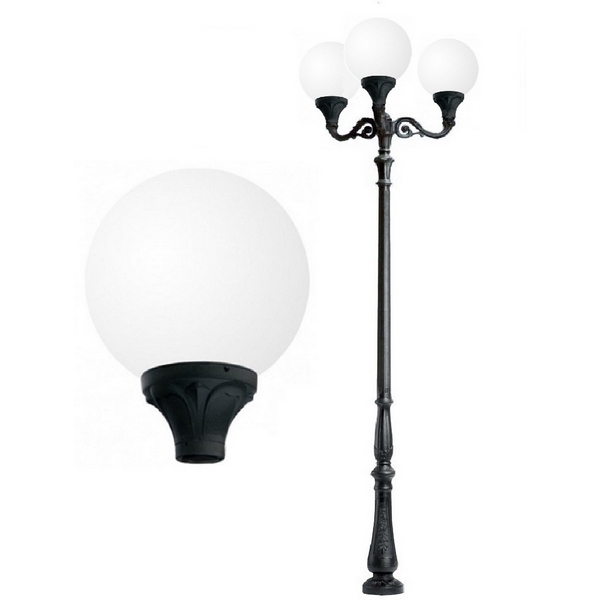 Наземный фонарь светодиодный IP65 Fumagalli Globe 400 G40.205.M30.AYE27, Черный, Globe 400 G40.205.M30.AYE27
Наземный фонарь светодиодный IP65 Fumagalli Globe 400 G40.205.M30.AYE27, Черный, Globe 400 G40.205.M30.AYE27