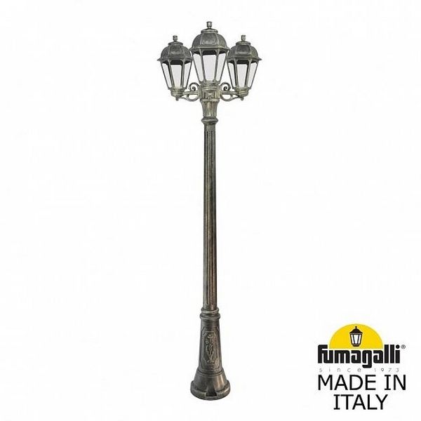 Светильник уличный Fumagalli Artu` Bisso/Saba 3L K22.158.S30.BXE27, Saba K22.158.S30.BXE27
Светильник уличный Fumagalli Artu` Bisso/Saba 3L K22.158.S30.BXE27, Saba K22.158.S30.BXE27