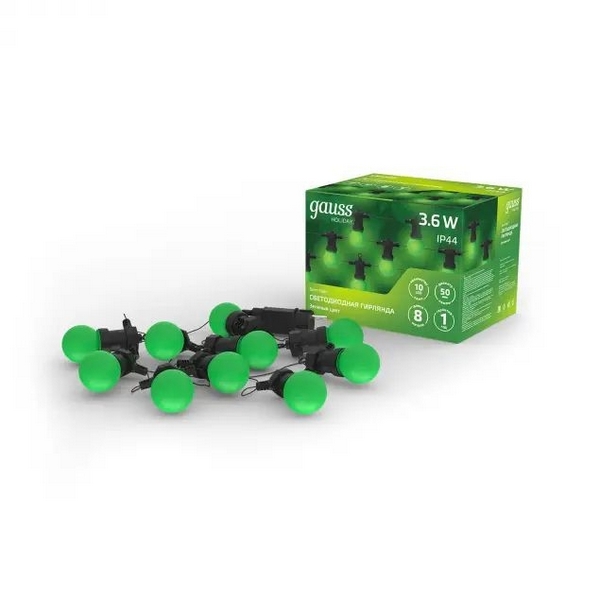 Гирлянда светодиодная Белт Лайт ламп, 7,7 м, IP44, зеленый HL061 Gauss Holiday HL061, Holiday HL061
Гирлянда светодиодная Белт Лайт ламп, 7,7 м, IP44, зеленый HL061 Gauss Holiday HL061, Holiday HL061
