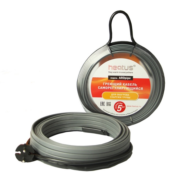 Комплект саморегулирующегося греющего кабеля Heatus Heatus ARDpipe-30 120 Вт 4 м (Heatus), ARDpipe HAAP30004
Комплект саморегулирующегося греющего кабеля Heatus Heatus ARDpipe-30 120 Вт 4 м (Heatus), ARDpipe HAAP30004