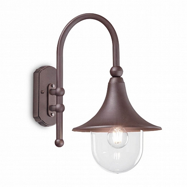 Настенный фонарь уличный CIMA AP1 COFFEE IP43 (Ideal Lux), Коричневый, CIMA AP1 COFFEE
Настенный фонарь уличный CIMA AP1 COFFEE IP43 (Ideal Lux), Коричневый, CIMA AP1 COFFEE