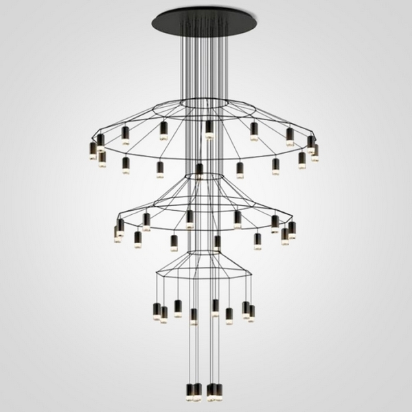 Подвесная люстра Vibia Wireflow Chandelier 0378 Led Suspension 42 Lamp ImperiumLoft 40.1639-0 (75393-22), Черный, 40.1639-0
Подвесная люстра Vibia Wireflow Chandelier 0378 Led Suspension 42 Lamp ImperiumLoft 40.1639-0 (75393-22), Черный, 40.1639-0