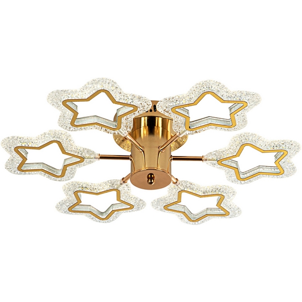 Потолочная люстра светодиодная с пультом с регулировкой цветовой температуры LED4U LED4U L8453-6, Золото, LED4U L8453-6
Потолочная люстра светодиодная с пультом с регулировкой цветовой температуры LED4U LED4U L8453-6, Золото, LED4U L8453-6