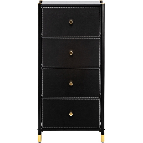 Комод Leset Нирита/Хайди, 4 ящика, Черный (Сталь,Экокожа/Черный) арт.2500000209666, 2500000209666
Комод Leset Нирита/Хайди, 4 ящика, Черный (Сталь,Экокожа/Черный) арт.2500000209666, 2500000209666