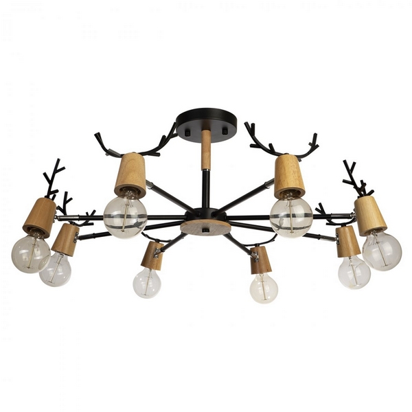 Потолочная люстра для детской 10024/8 Loft It Sven Black, Черный, Sven 10024/8 Black
Потолочная люстра для детской 10024/8 Loft It Sven Black, Черный, Sven 10024/8 Black
