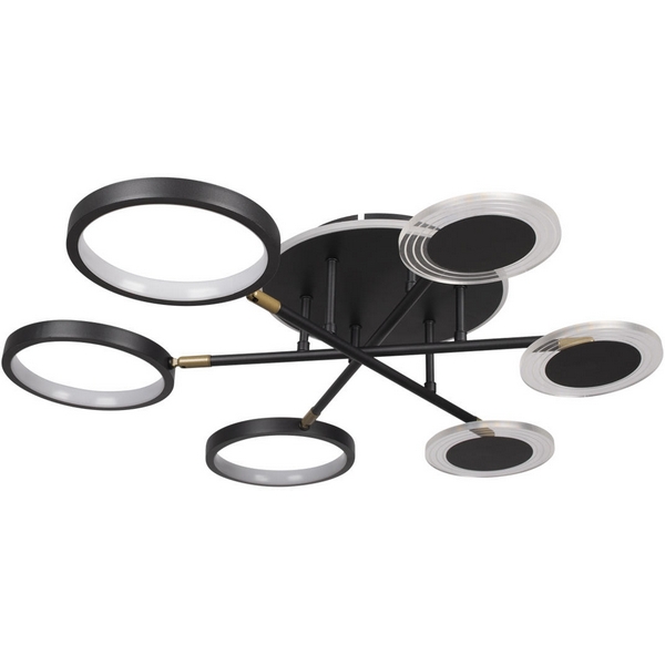 Изображение товара Потолочная светодиодная люстра на штанге 10164S Loft It Megan Black кольцо