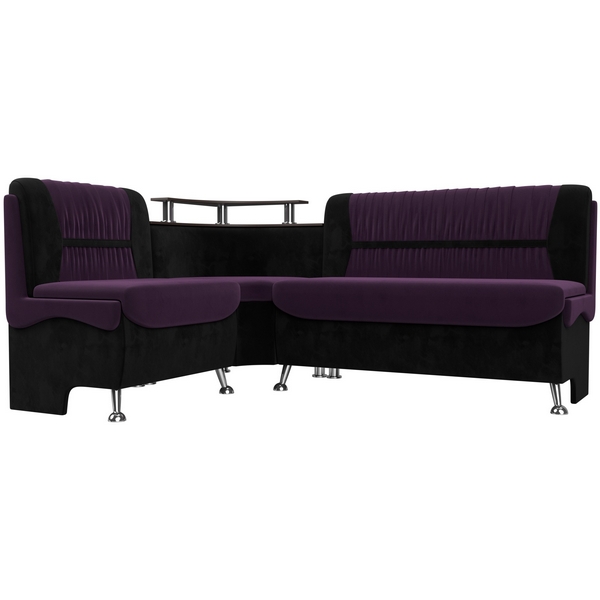 Кухонный угловой диван Сидней левый (основа велюр фиолетовый, компаньон велюр черный) Лига Диванов 107375L, Сидней 107375L
Кухонный угловой диван Сидней левый (основа велюр фиолетовый, компаньон велюр черный) Лига Диванов 107375L, Сидней 107375L