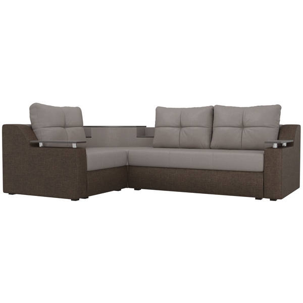 Угловой диван Тесей левый (основа рогожка бежевая, компаньон рогожка коричневая) Лига Диванов 107634L, Бежевый;коричневый, Тесей 107634L
Угловой диван Тесей левый (основа рогожка бежевая, компаньон рогожка коричневая) Лига Диванов 107634L, Бежевый;коричневый, Тесей 107634L