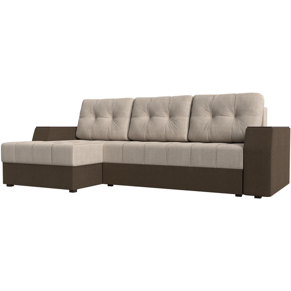 Угловой диван Эмир БС левый (основа рогожка бежевая, компаньон рогожка коричневая) Лига Диванов 110400L, Бежевый;коричневый, Эмир 110400L
Угловой диван Эмир БС левый (основа рогожка бежевая, компаньон рогожка коричневая) Лига Диванов 110400L, Бежевый;коричневый, Эмир 110400L