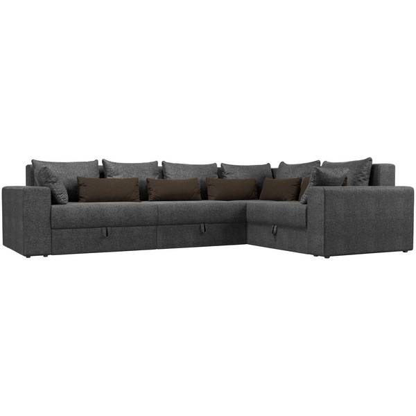 Угловой диван Майами Long правый (рогожка серая, подушки рогожка СЕР/кор/сер) Лига Диванов 114890, Серый;коричневый, Майами 114890
Угловой диван Майами Long правый (рогожка серая, подушки рогожка СЕР/кор/сер) Лига Диванов 114890, Серый;коричневый, Майами 114890