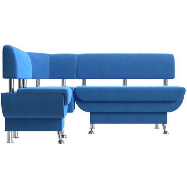 Кухонный угловой диван Альфа левый (велюр голубой) Лига Диванов 116693L, Альфа 116693L 
Кухонный угловой диван Альфа левый (велюр голубой) Лига Диванов 116693L, Альфа 116693L