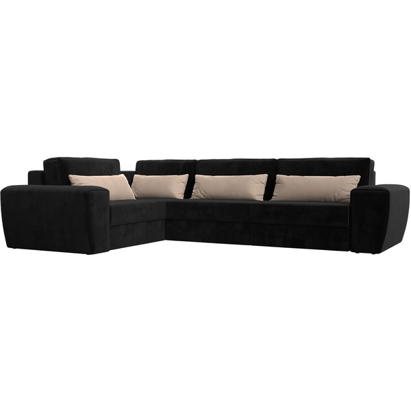 Угловой диван Лига-008 Long левый (Велюр/Бежевый,Черный) Лига Диванов 118729L, Лига-008 118729L
Угловой диван Лига-008 Long левый (Велюр/Бежевый,Черный) Лига Диванов 118729L, Лига-008 118729L