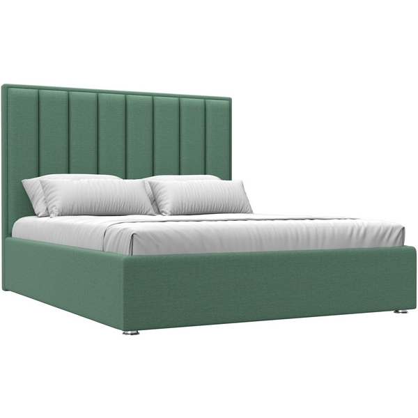 Кровать интерьерная Афродита 160 Лига Диванов (Рогожка) арт.123584, Зеленый, Афродита 123584 
Кровать интерьерная Афродита 160 Лига Диванов (Рогожка) арт.123584, Зеленый, Афродита 123584