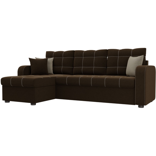 Угловой диван Ливерпуль левый (микровельвет коричневый) Лига Диванов 29096L, Ливерпуль 29096L
Угловой диван Ливерпуль левый (микровельвет коричневый) Лига Диванов 29096L, Ливерпуль 29096L