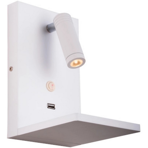 Спот светодиодный с беспроводной зарядкой и USB-портом Lightstar Muro 808526, Белый, MURO 808526
Спот светодиодный с беспроводной зарядкой и USB-портом Lightstar Muro 808526, Белый, MURO 808526