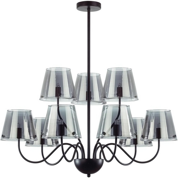 Потолочная люстра на штанге Lumion Smoky 6570/9C черный/дымчатый/металл/стекло G9 9*20W 220V, Smoky 6570/9C
Потолочная люстра на штанге Lumion Smoky 6570/9C черный/дымчатый/металл/стекло G9 9*20W 220V, Smoky 6570/9C
