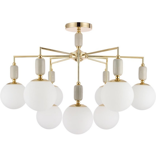 Потолочная люстра на штанге Lumion Vivien 6580/9C французское золото, серый/белый металл, керамика/стекло E14 9*40W 220V, Vivien 6580/9C
Потолочная люстра на штанге Lumion Vivien 6580/9C французское золото, серый/белый металл, керамика/стекло E14 9*40W 220V, Vivien 6580/9C