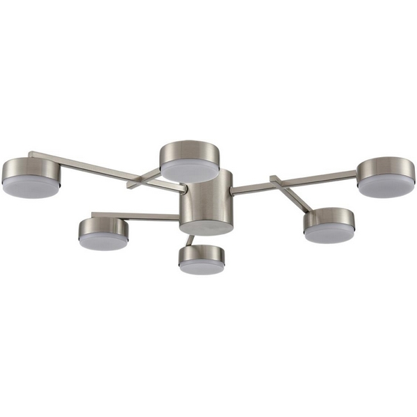 Потолочная люстра Lumion Dabra 8115/6C никель, металл LED GX53 6*7W 220V, Dabra 8115/6C
Потолочная люстра Lumion Dabra 8115/6C никель, металл LED GX53 6*7W 220V, Dabra 8115/6C