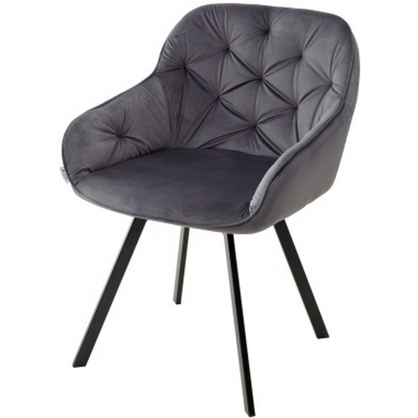 Стул GALE 360 град. поворот. BLUVEL-14 GREY, велюр/ черный каркас, М-City M-City, GALE 629M04845 
Стул GALE 360 град. поворот. BLUVEL-14 GREY, велюр/ черный каркас, М-City M-City, GALE 629M04845