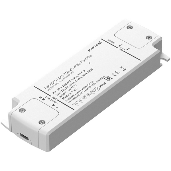 Источник напряжения Triac 24В 50Вт Maytoni 734006, Источники напряжения Triac 734006
Источник напряжения Triac 24В 50Вт Maytoni 734006, Источники напряжения Triac 734006