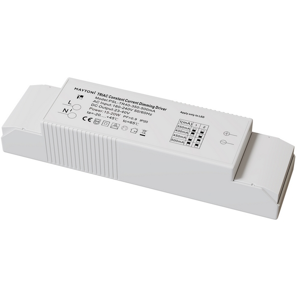 Источник питания 15-20W Maytoni Triac PSL-TR40-350-500mA, Источники питания Triac PSL-TR40-350-500mA
Источник питания 15-20W Maytoni Triac PSL-TR40-350-500mA, Источники питания Triac PSL-TR40-350-500mA