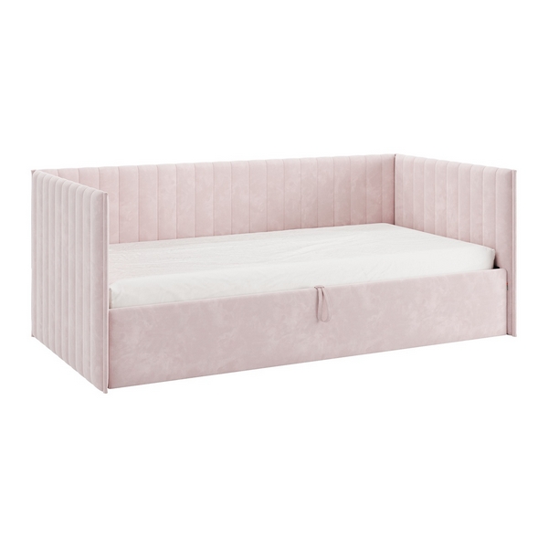 Кровать с подъемным механизмом Твикс (Софа) 90х200 см Mebelson (ДСП,Велюр/Розовый) арт.170618,2172, 170618,2172
Кровать с подъемным механизмом Твикс (Софа) 90х200 см Mebelson (ДСП,Велюр/Розовый) арт.170618,2172, 170618,2172