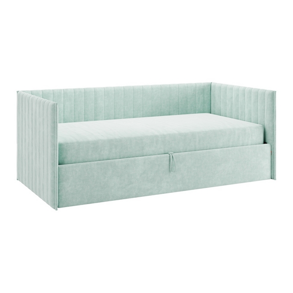 Кровать с подъемным механизмом Твикс (Софа) 90х200 см Mebelson (ДСП,Велюр/Зеленый) арт.170618,2764, 170618,2764
Кровать с подъемным механизмом Твикс (Софа) 90х200 см Mebelson (ДСП,Велюр/Зеленый) арт.170618,2764, 170618,2764