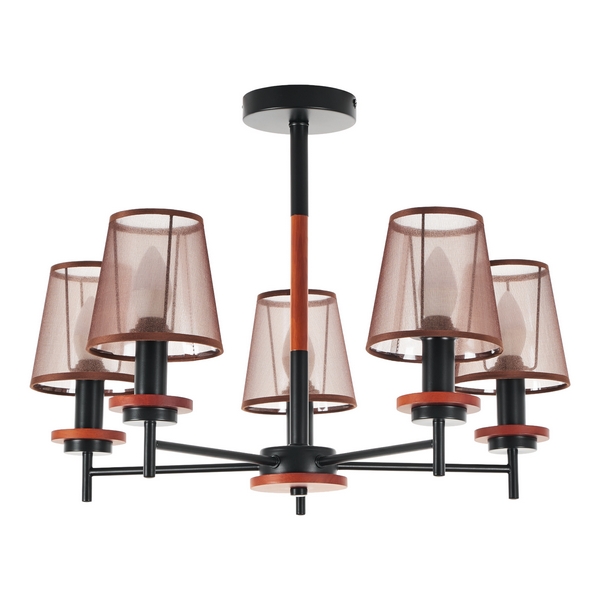 Потолочная люстра на штанге MyFar Daniel MR1851-5C, Черный;коричневый, Daniel MR1851-5C
Потолочная люстра на штанге MyFar Daniel MR1851-5C, Черный;коричневый, Daniel MR1851-5C