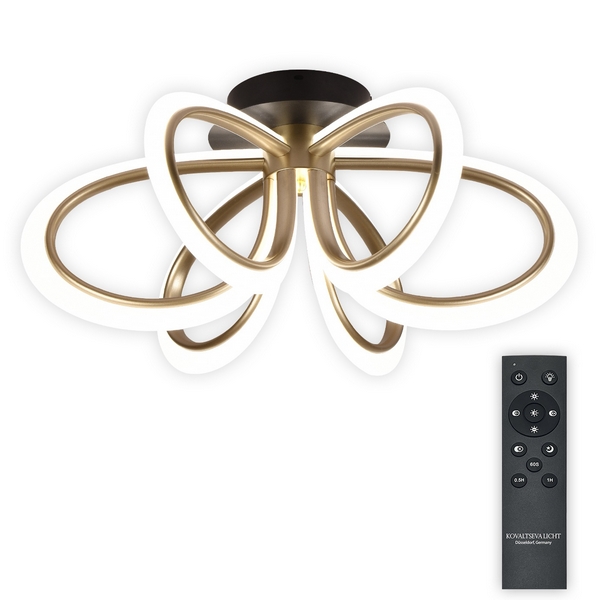 Изображение товара Потолочная люстра светодиодная с пультом Natali Kovaltseva Euro HIGH-TECH LED LAMPS 82054