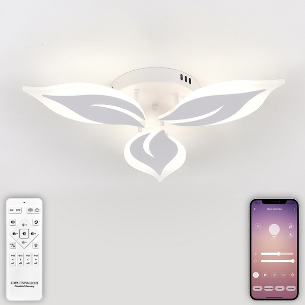 Потолочная люстра (+ночной режим) с пультом Natali Kovaltseva Sirius LED LAMPS 81164 (Умный дом), Белый, Sirius LED LAMPS 81164
Потолочная люстра (+ночной режим) с пультом Natali Kovaltseva Sirius LED LAMPS 81164 (Умный дом), Белый, Sirius LED LAMPS 81164