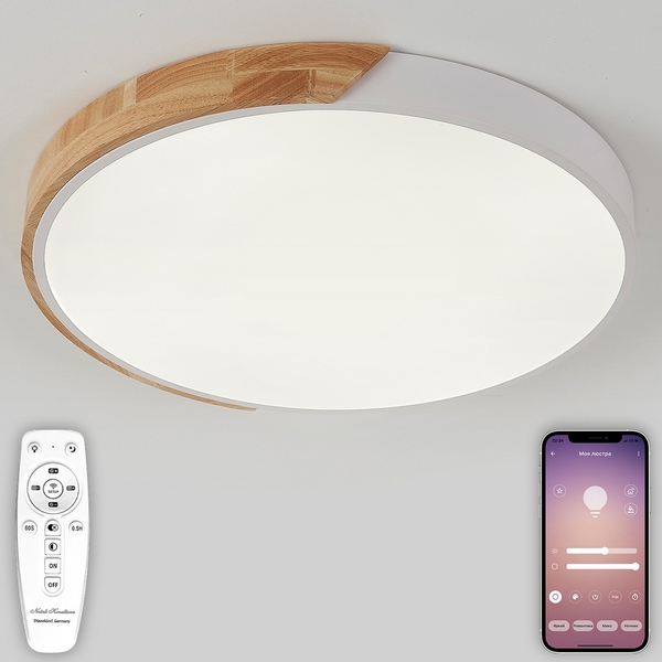 Потолочный светильник светодиодный Natali Kovaltseva Scandinavian LED LAMPS 81182 с пультом ДУ, моб. приложением 140W, белый, LED, Scandinavian LED LAMPS 81182
Потолочный светильник светодиодный Natali Kovaltseva Scandinavian LED LAMPS 81182 с пультом ДУ, моб. приложением 140W, белый, LED, Scandinavian LED LAMPS 81182