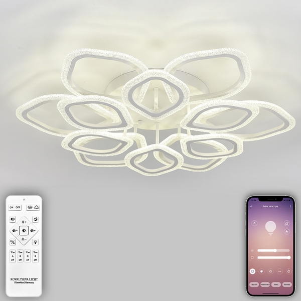 Потолочная люстра (+ночной режим) с пультом Natali Kovaltseva Angel LED LAMPS 81193 (Умный дом), Белый, Angel LED LAMPS 81193
Потолочная люстра (+ночной режим) с пультом Natali Kovaltseva Angel LED LAMPS 81193 (Умный дом), Белый, Angel LED LAMPS 81193