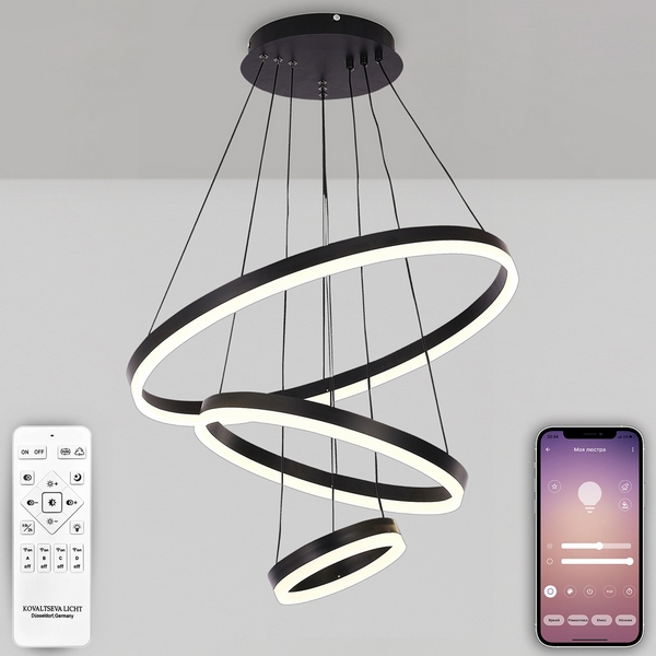 Подвесной светильник с пультом Natali Kovaltseva Oreol LED LAMPS 81278 (Умный дом), Черный, Oreol LED LAMPS 81278
Подвесной светильник с пультом Natali Kovaltseva Oreol LED LAMPS 81278 (Умный дом), Черный, Oreol LED LAMPS 81278