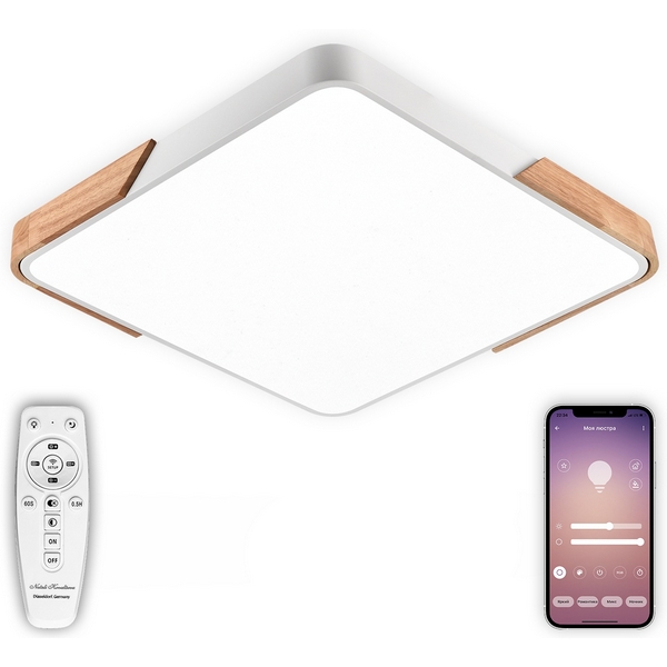 Потолочный светильник светодиодный Natali Kovaltseva Scandinavian LED LAMPS 81411 с пультом ДУ, моб. приложением 140W, белый, LED, Scandinavian LED LAMPS 81411
Потолочный светильник светодиодный Natali Kovaltseva Scandinavian LED LAMPS 81411 с пультом ДУ, моб. приложением 140W, белый, LED, Scandinavian LED LAMPS 81411