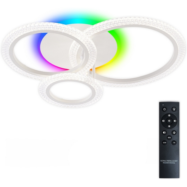 Потолочная люстра светодиодная с пультом ДУ 66W с RGB, белый, LED Natali Kovaltseva Pure LED LAMPS 81452, Pure LED LAMPS 81452
Потолочная люстра светодиодная с пультом ДУ 66W с RGB, белый, LED Natali Kovaltseva Pure LED LAMPS 81452, Pure LED LAMPS 81452