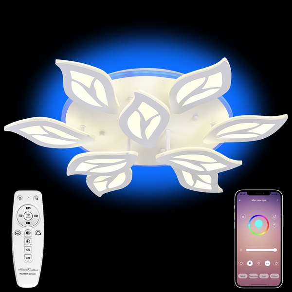 Потолочная люстра светодиодная LED LAMPS 81156, 160W, белый, LED с RGB подсветкой (Natali Kovaltseva), LED LIGHT LED LAMPS 81156
Потолочная люстра светодиодная LED LAMPS 81156, 160W, белый, LED с RGB подсветкой (Natali Kovaltseva), LED LIGHT LED LAMPS 81156