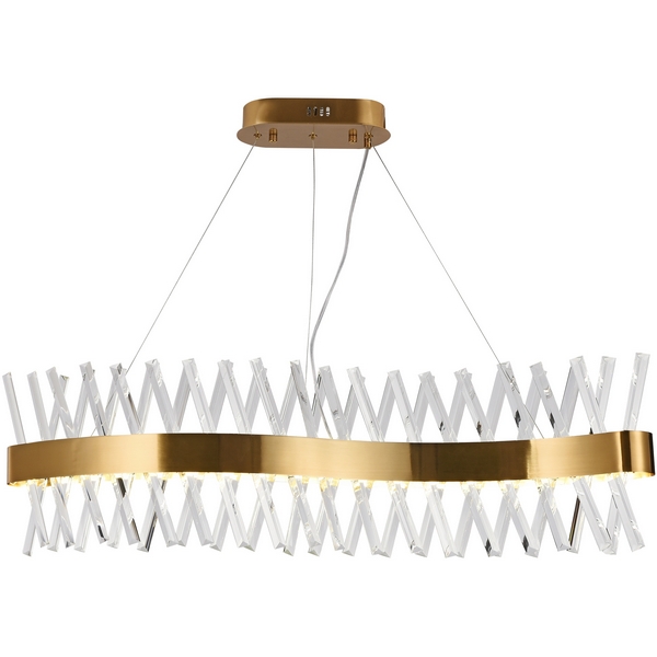 Подвесная люстра хрустальная светодиодная LED LAMPS 81357 GOLD SATIN (Natali Kovaltseva), Золото, LED LAMPS 81357 GOLD SATIN
Подвесная люстра хрустальная светодиодная LED LAMPS 81357 GOLD SATIN (Natali Kovaltseva), Золото, LED LAMPS 81357 GOLD SATIN