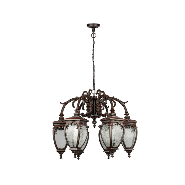 Уличный светильник подвесной IP44 Oasis Light VERONA 86270/6 16 R, Коричневый;патина, Verona 86270/6 16 R
Уличный светильник подвесной IP44 Oasis Light VERONA 86270/6 16 R, Коричневый;патина, Verona 86270/6 16 R