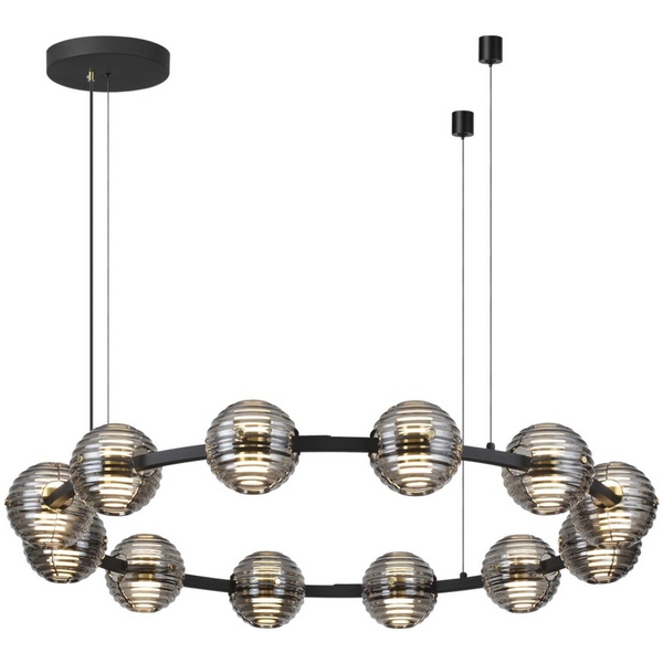 Подвесной светильник Odeon Light Troni LED 5041/120L черн./золото/дымчатый/металл/стекло 120W 4000К 9364Лм, Troni 5041/120L
Подвесной светильник Odeon Light Troni LED 5041/120L черн./золото/дымчатый/металл/стекло 120W 4000К 9364Лм, Troni 5041/120L