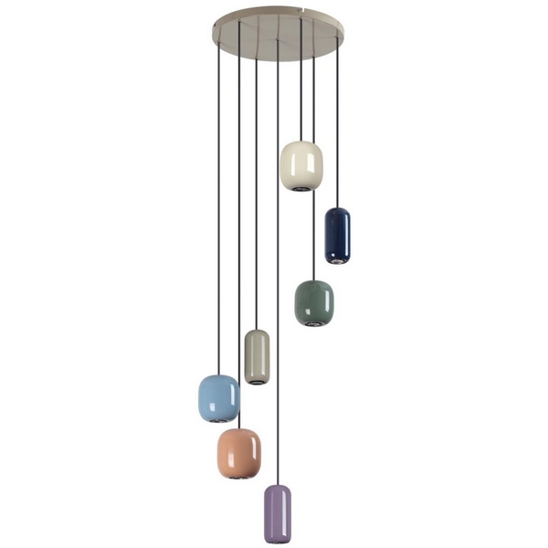 Подвесной светильник Odeon Light Ovali 5053/7 PENDANT цвет слонов.кости/мультиколор/металл GU10 LED 7*4W, Разноцветный, Ovali 5053/7
Подвесной светильник Odeon Light Ovali 5053/7 PENDANT цвет слонов.кости/мультиколор/металл GU10 LED 7*4W, Разноцветный, Ovali 5053/7