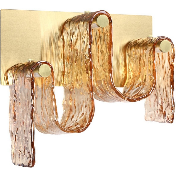 Настенный светильник светодиодный Odeon Light Flow 5105/16WL золотой брашинг/янтарный металл/стекло LED x 16W 4000K, Flow 5105/16WL 
Настенный светильник светодиодный Odeon Light Flow 5105/16WL золотой брашинг/янтарный металл/стекло LED x 16W 4000K, Flow 5105/16WL