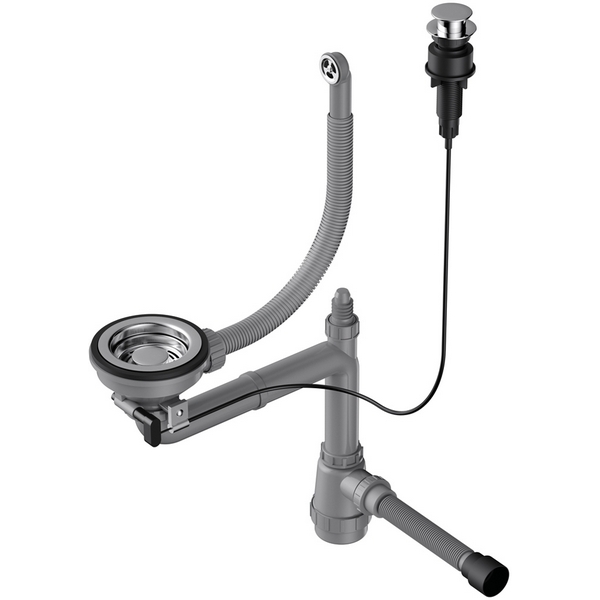 Арматура Omoikiri для одночашевых моек с круглым переливом и клапаном-автомат WK-1-R-IN-A, 4956164
Арматура Omoikiri для одночашевых моек с круглым переливом и клапаном-автомат WK-1-R-IN-A, 4956164